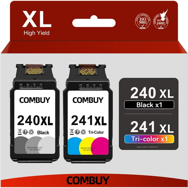 PG240XL/CL241XL Ink Cartridge for Canon Ink 240 and 241 PG240XL CL
