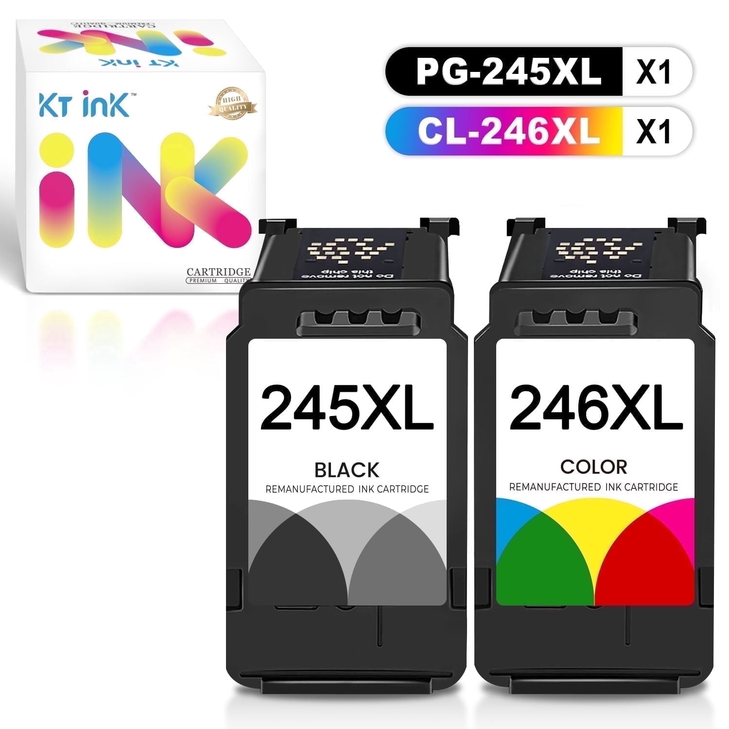 Printer 245 246 Ink for PG245XL CL246XL Combo Ink Cartridges Replacement for Canon 245XL 246XL for Canon Pixma MX492 MX490 MG2522 TS3120 MG3022 MG2520 MG2920 TR4520 TS202