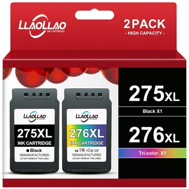 PG275XL Ink Cartridge for Canon ink 275 and 276 for PG275 and CL276 Canon Printer Ink for Canon PIXMA TS3522 TS3520 TS3500 TR4722 TR4720 TR4700 Printer