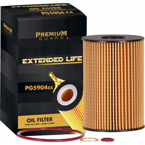 Premium Guard Extended Life Oil Filter up to 10k Miles PG5904EX | Fits 2010-2025 BMW X5, 2008-2025 X6, 2022-2025 Land Rover Range Rover, 2019-2025 BMW X7, 2012-2025 M5