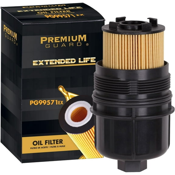 Premium Guard Extended Life Oil Filter up to 10k Miles PG99571EX | Fits 2020-2023 Ram 1500, 2020-2023 Jeep Wrangler, 2021-2023 Gladiator