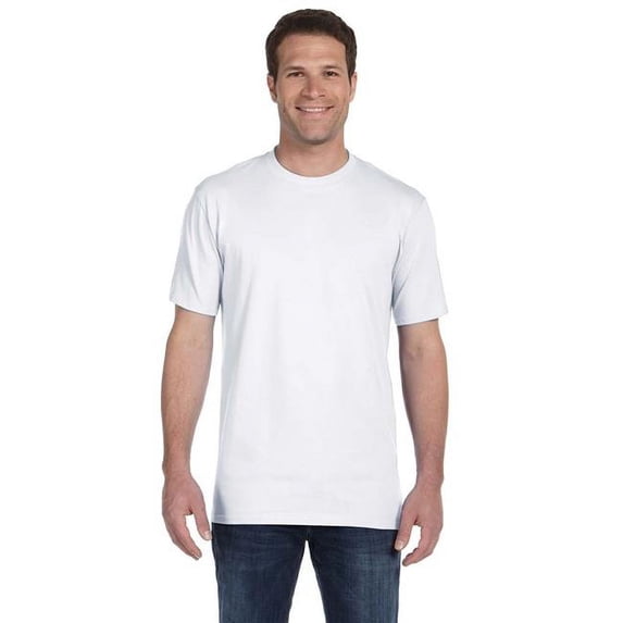 PGA 708M1002XL Mens Adult Cprs Tee Combed Ringspun Cotton, White - 2XL