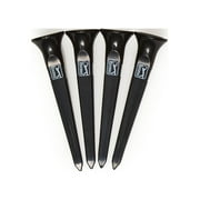PGA TOUR High Performance Golf Tees - 3 1/8 Inch, Black, Oversized Head for Driver Distance