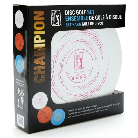 PGA TOUR Golf Champion 3-Disc Starter Set - Driver, Mid-Range & Putter