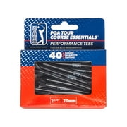 PGA TOUR High-Performance Golf Tees - 40 Count, Combo Pack for Driver & Irons, Durable Plastic