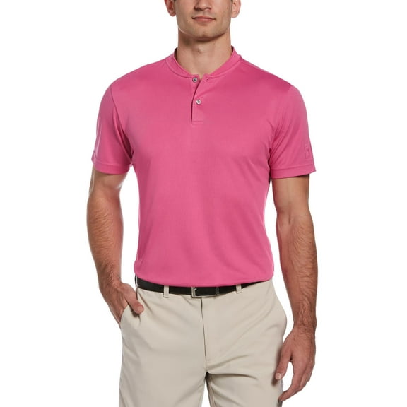 PGA TOUR Men’s Edge Collar Polo Shirt Pink Size M MSRP $52