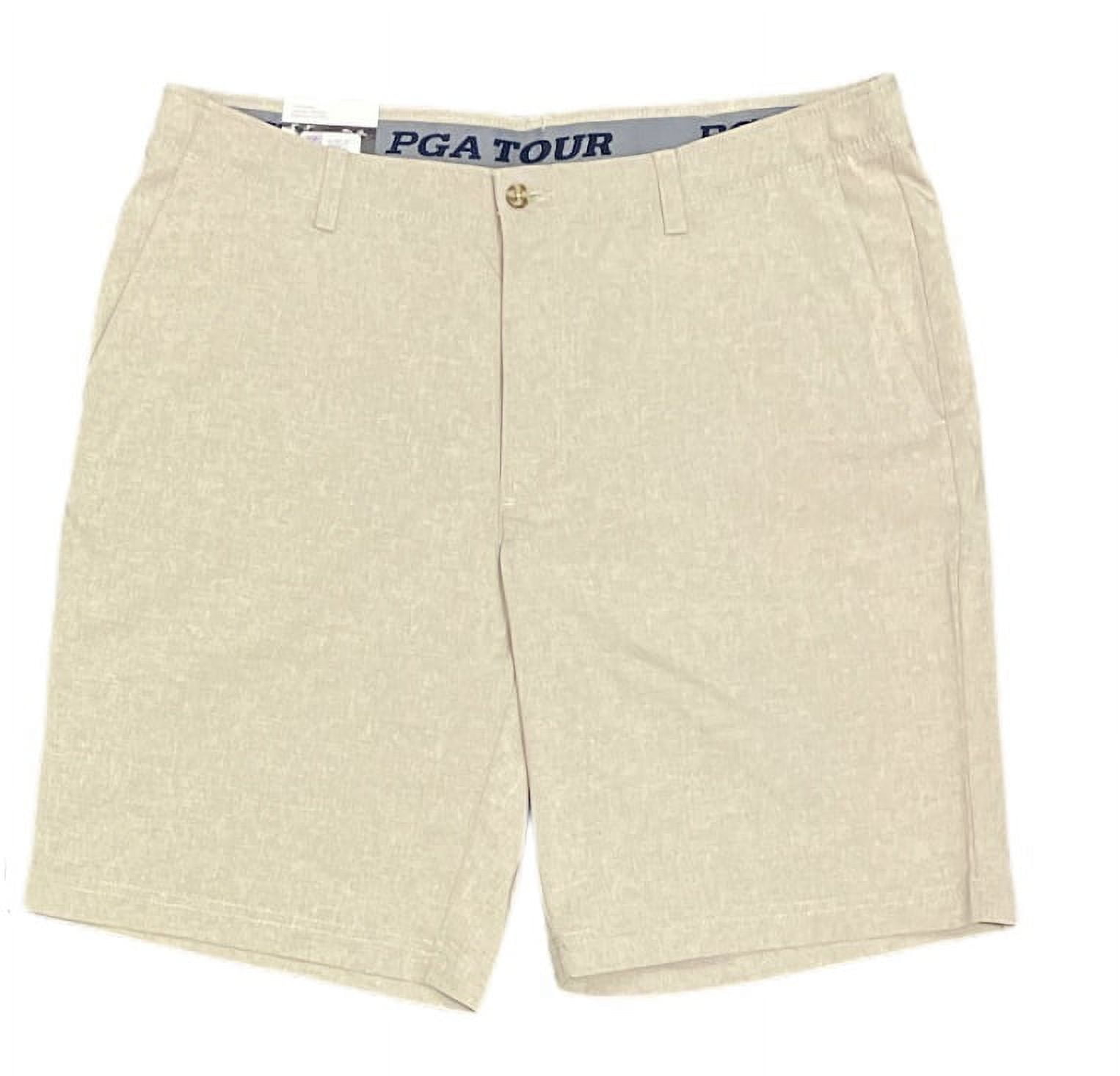 PGA TOUR Men's Stretch Active Waistband Golf Short with Accessory