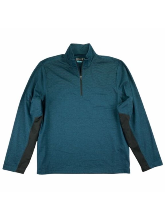Mens Green Printed Zip Up Jacket S