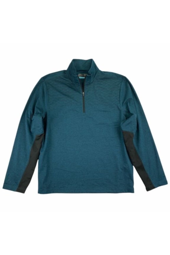 Mens Green Printed Zip Up Jacket S