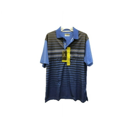PGA TOUR PERFORMANCE GOLF POLO, NAUTICAL BLUE, XL