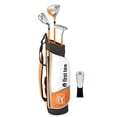thumbnail image 1 of PGA TOUR x First Tee Junior Golf Club Set with Carry Bag, 5-Piece, Right-Handed, Kids Heights 3'6" to 4'1", Orange, 1 of 14
