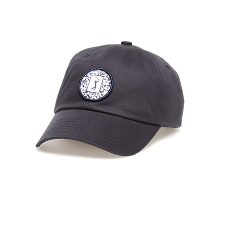 PGA Tour Classic Cap With Floral Patch, Navy