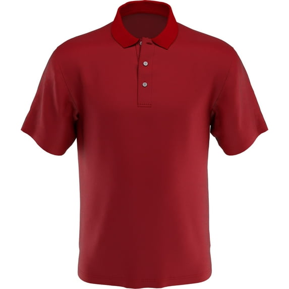 PGA Tour Golf Juniors Boys Airflux Polo Chili Pepper Small