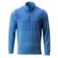 thumbnail image 1 of PGA Tour Golf Ombre Printed Lux Block 1/4 Zip Pullover Marine Heather Large, 1 of 3
