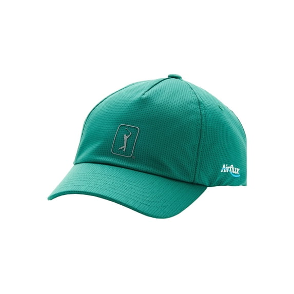 PGA Tour Men's Airflux Mesh Adjustable Golf Hat, Green -