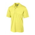 thumbnail image 1 of PGA Tour Mens AirFlux Golf Rugby Polo Shirt, Yellow, Large, 1 of 1