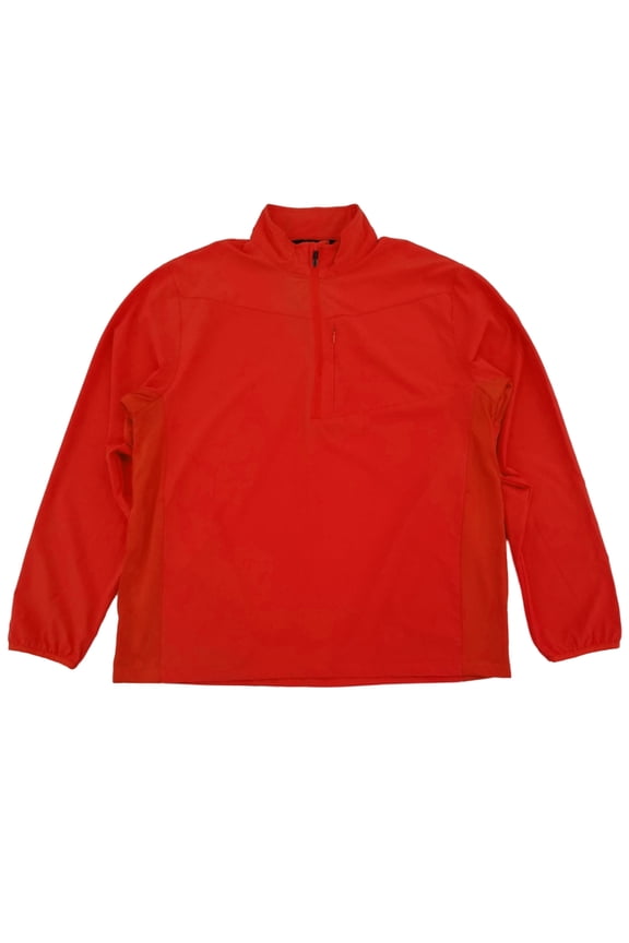 Mens Flame Scarlet Long Sleeve Half Zip Pullover Golf Jacket XL
