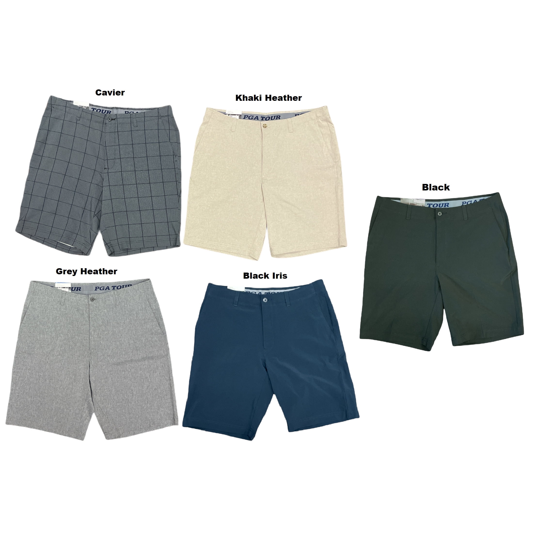 PGA TOUR Men s Stretch Active Waistband Golf Short with Accessory