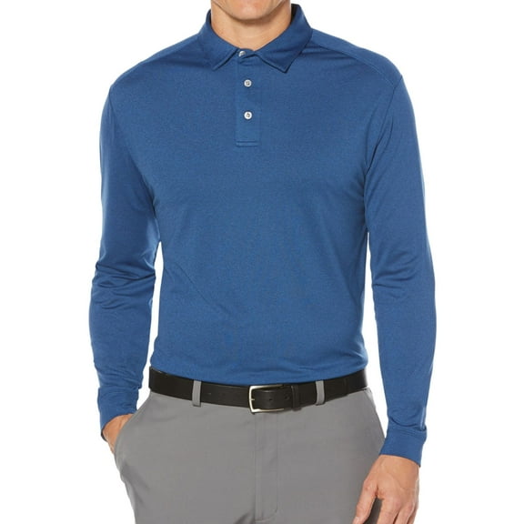 PGA Tour Mens Ultimate Polo Shirt, Blue, Small