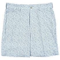PGA Tour Mens White & Blue Sailboat Print Golf Shorts 32