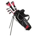 thumbnail image 1 of PGA Tour Right Hand 10 Piece Kids Golf Club Set; with Stand Bag Player Height 4'1 - 4'8", Ages 5-8, 1 of 15