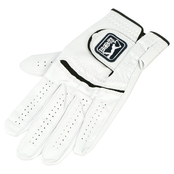 PGA TOUR SwingSoft Leather Golf Glove - M/L (Medium/Large), Left Hand, Cabretta for Men