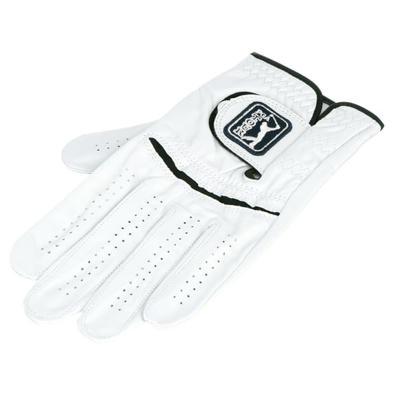 PGA TOUR SwingSoft Leather Golf Glove - Size Large (L), Left Hand, Premium Cabretta Feel