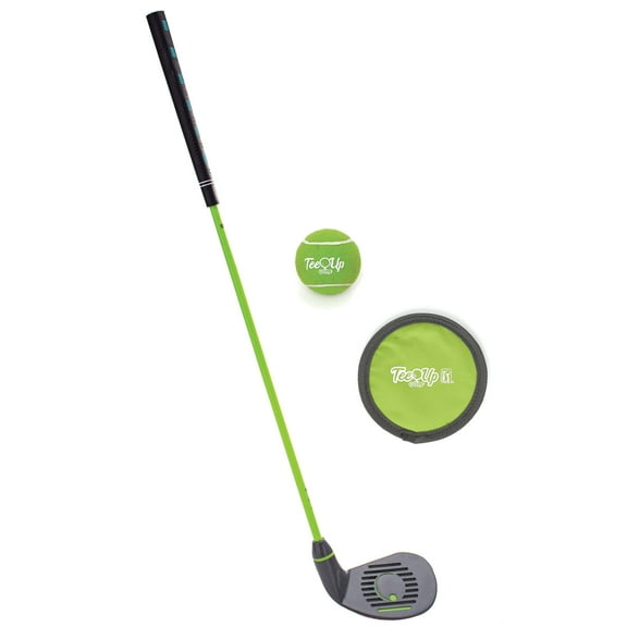 PGA Tour Tee-Up Left Hand 3 Piece Iron Club Training Set, Large, Green, Right Hand