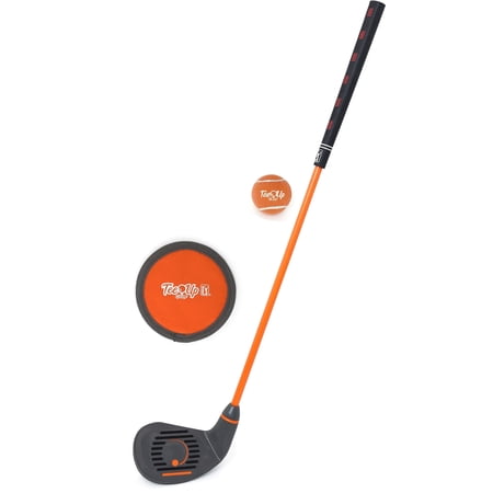 PGA Tour Tee-Up 3 Piece Golf Iron Club Training Set, Medium, Orange, Right Hand