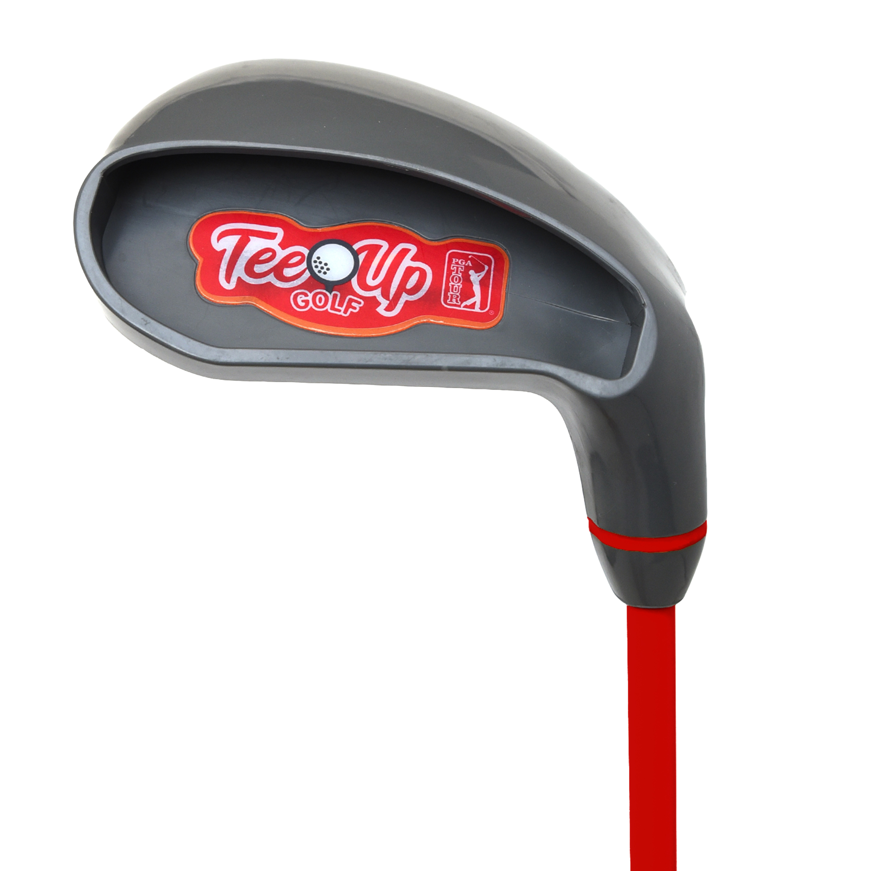 PGA Tour Tee-Up Kids Iron Golf Club, Small, Red Right Handed Dexterity - image 1 of 7