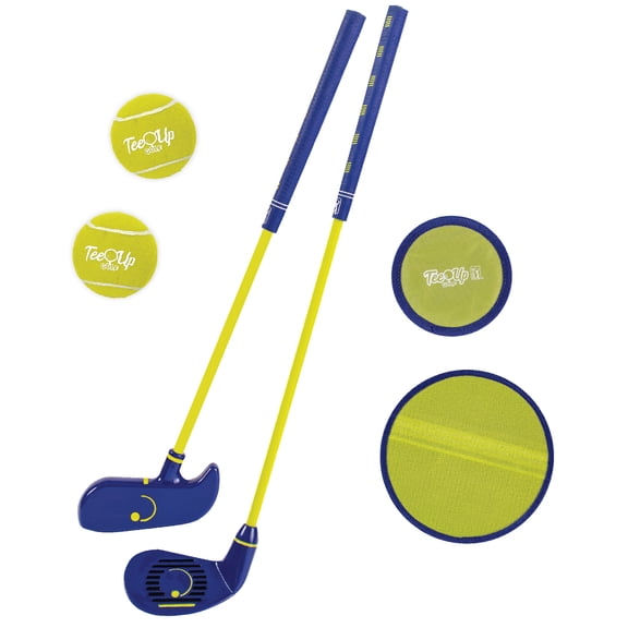 PGA Tour Tee-Up Kids Golf Starter Set, 6-Piece, Ages 6-11, 3'9"–4'7", Right-Handed, Green