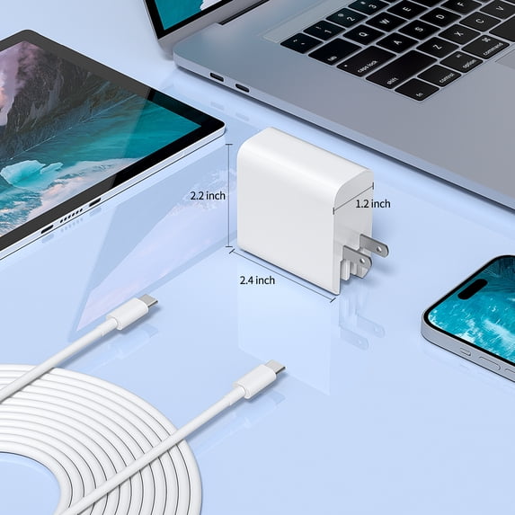 PGENDAR 45W USB Type-C AC Adapter Charger For Google Pixelbook Go GA00519-US Chromebook