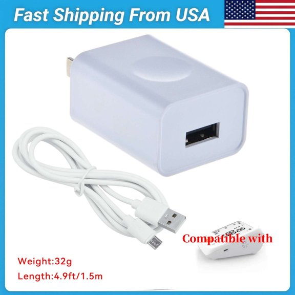 PGENDAR 5V USB Adapter Compatible with I-nvaxe U80X AOJ-30G Arm Monitor Blood