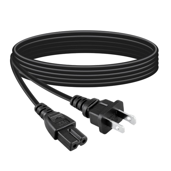 PGENDAR 6ft AC Power Cord Cable For SoundTouch 520 Home Theater System 2-Prong Wire