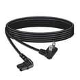 thumbnail image 1 of PGENDAR 6ft UL AC Power Cord Cable Compatible with S24E310HL UBDM7500 L-type 2-prong Wire, 1 of 5