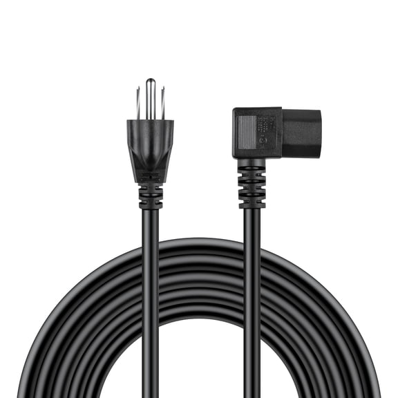 PGENDAR 6ft UL AC Power Cord Cable Right Angle Compatible with Behringer EUROLIVE Series Portable Speakers