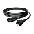 thumbnail image 1 of PGENDAR 8ft 2-Prong Square AC Power Cord Cable Lead for Korg Concert EX-8000 Programmable Polyphonic Synthe Module, 1 of 5