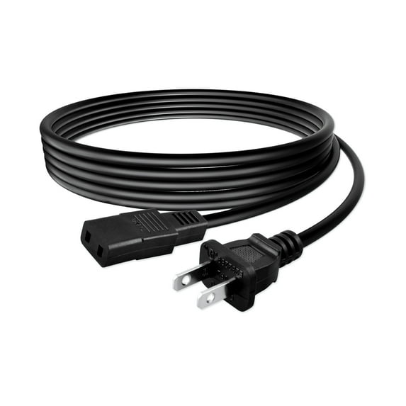 PGENDAR 8ft 2-Prong Square AC Power Cord Cable Lead for Vtg Tandberg Control Amplifier Model TCA 3002 3002A