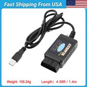 PGENDAR ELM327 OBD2 Adapter Compatible with Scan F150 F250 Car Diagnosis on Windows with V1.5 Chip