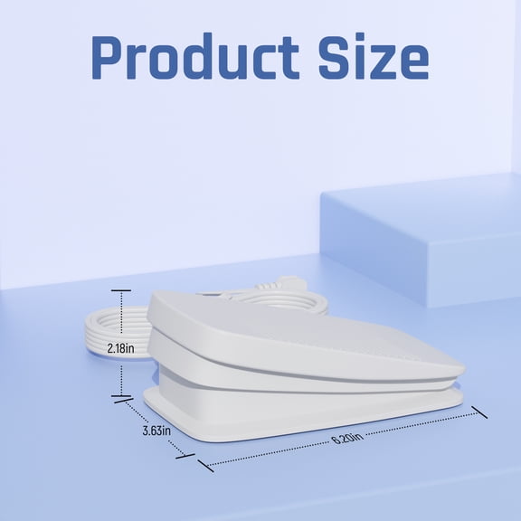 PGENDAR Foot Pedal for Sewing Machine CE5000PRW CE5500 Foot Controller Pedal SE600 CS6000I with Cord Control FC-322 XC8816021 Sewing Machine Pedal