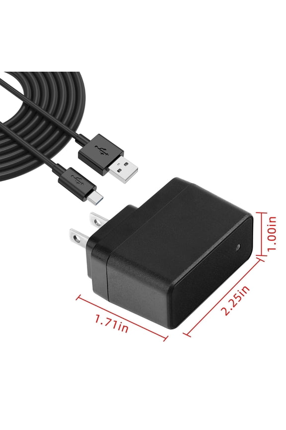 Heated Vest Charger Power Cable Adapter Compatible with ORORO Heated Jackets, Heated Hoodies and Heated Hand Muff