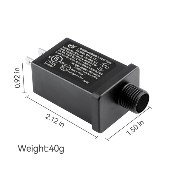PGENDAR Replacement Inflatable Adapter, Class 2 Power Supply 12V 1A ...