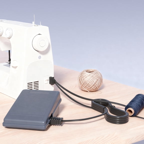 PGENDAR Sewing Machine Foot Pedal and Power Cord for jx2517 lx3817 ls2125 xm2701 xl2600 lx3125 1034d lx2500 xl5130 gx37 ls2400 xr3774 ls1520#j00360051