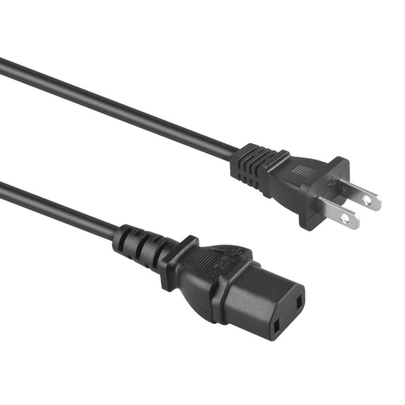 PGENDAR UL 6.6ft 2-Prong AC Power Cord Cable Lead For Yamaha R-N2000A Network Receiver