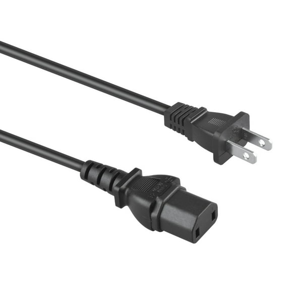 PGENDAR 6.6ft UL AC Power Cable Cord for Yamaha Model No RX-V1200 RX-V1300 2-Prong Lead