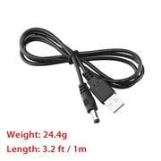 PGENDAR USB Power Charger Cable Cord Compatible for SOAIY Aurora Night Light Projector Lamp Mood Lighting, Black