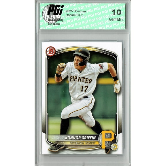 PGI 10 Konnor Griffin 2025 Bowman #BP-86 MLB #1 Prospect Rookie Card