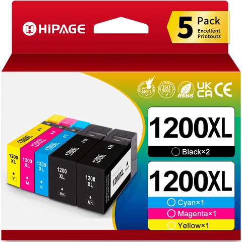 1200XL 1200 Ink Cartridges Compatible with Canon 1200 Ink for Canon MAXIFY MB2720 Printers