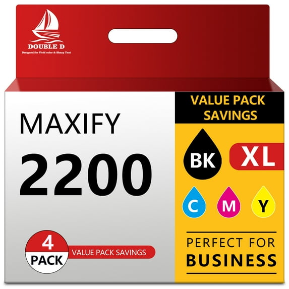 PGI-2200XL High Yield Ink Cartridges Compatible for Canon PGI 2200 XL PGI-2200XL for Canon Maxify MB5020 MB5120 Printer.