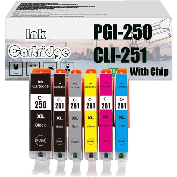 Canon Ink 250 And 251 Cartridges